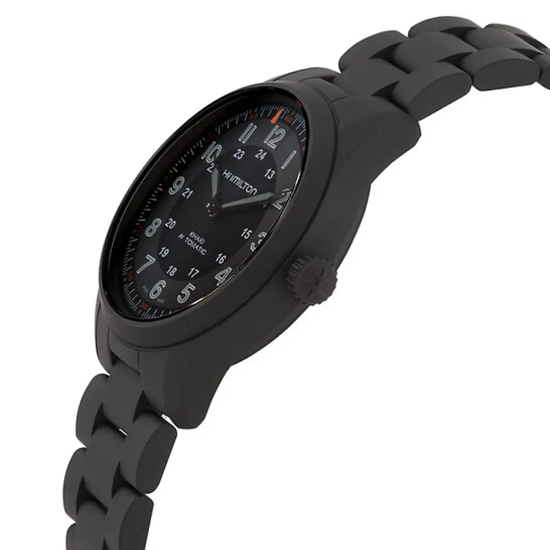 Hamilton Khaki Field Automatic Titanium Black Men’s Watch- H70215130